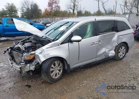 2014 Honda Odyssey Ex from USA, damaged, VIN 5FNRL5H40EB056810